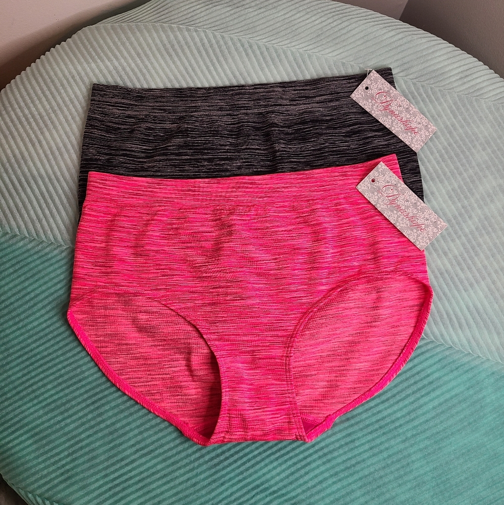 ❄️NWT Dynashape 2pk Seamless Shaping Brief Panty Size M